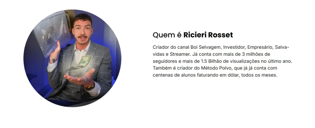Renda em Dólar Sem Fronteiras: O Método Polvo 4x1 de Ricieri Rosset, Seu Passaporte Para o Sucesso Online Global Qual o Melhor Curso