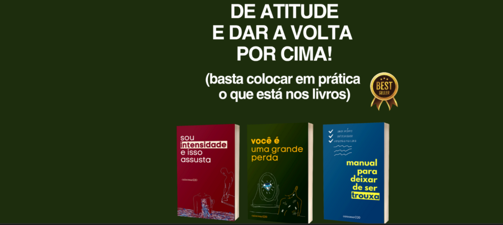 "Sou Intensidade e Isso Assusta" + "Você é uma Grande Perda" | Caio César da Silva | Ebook Qual o Melhor Curso