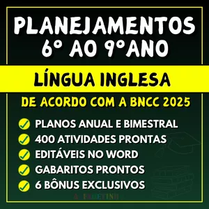Planejamento de Aulas de Inglês BNCC 2025 para o Ensino Fundamental | Vale a Pena? Onde Comprar? Funciona Mesmo? Qual o Melhor Curso