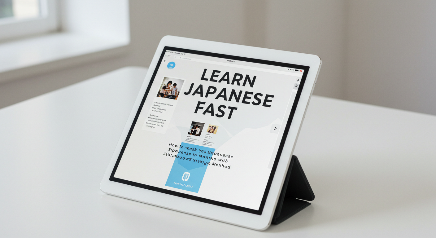 📘 Aprender Japonês Rápido: Como Falar Japonês em Meses com Método Estratégico — Curso por LivroPDF Qual o Melhor Curso