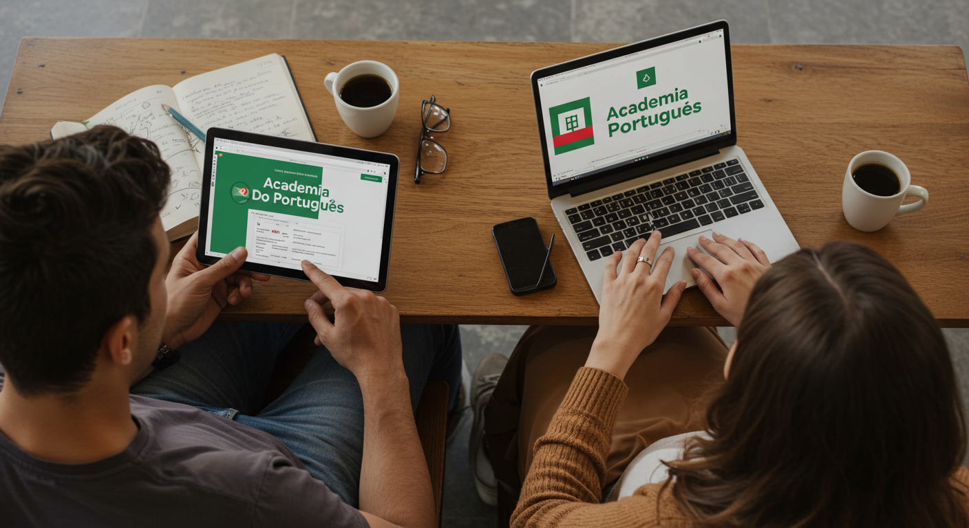 Download Academia de Português: como acessar conteúdos, aulas offline e materiais em PDF Qual o Melhor Curso