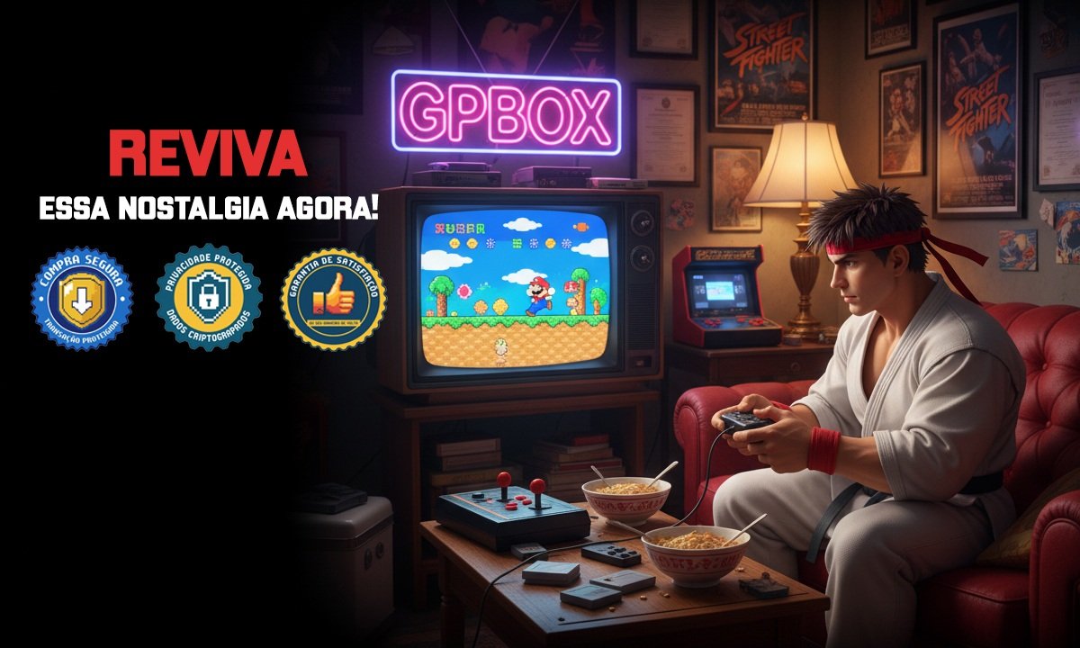 GPBOX: A Biblioteca Definitiva com Mais de 7 Mil Jogos Retrô – Onde Comprar e Como Baixar Qual o Melhor Curso